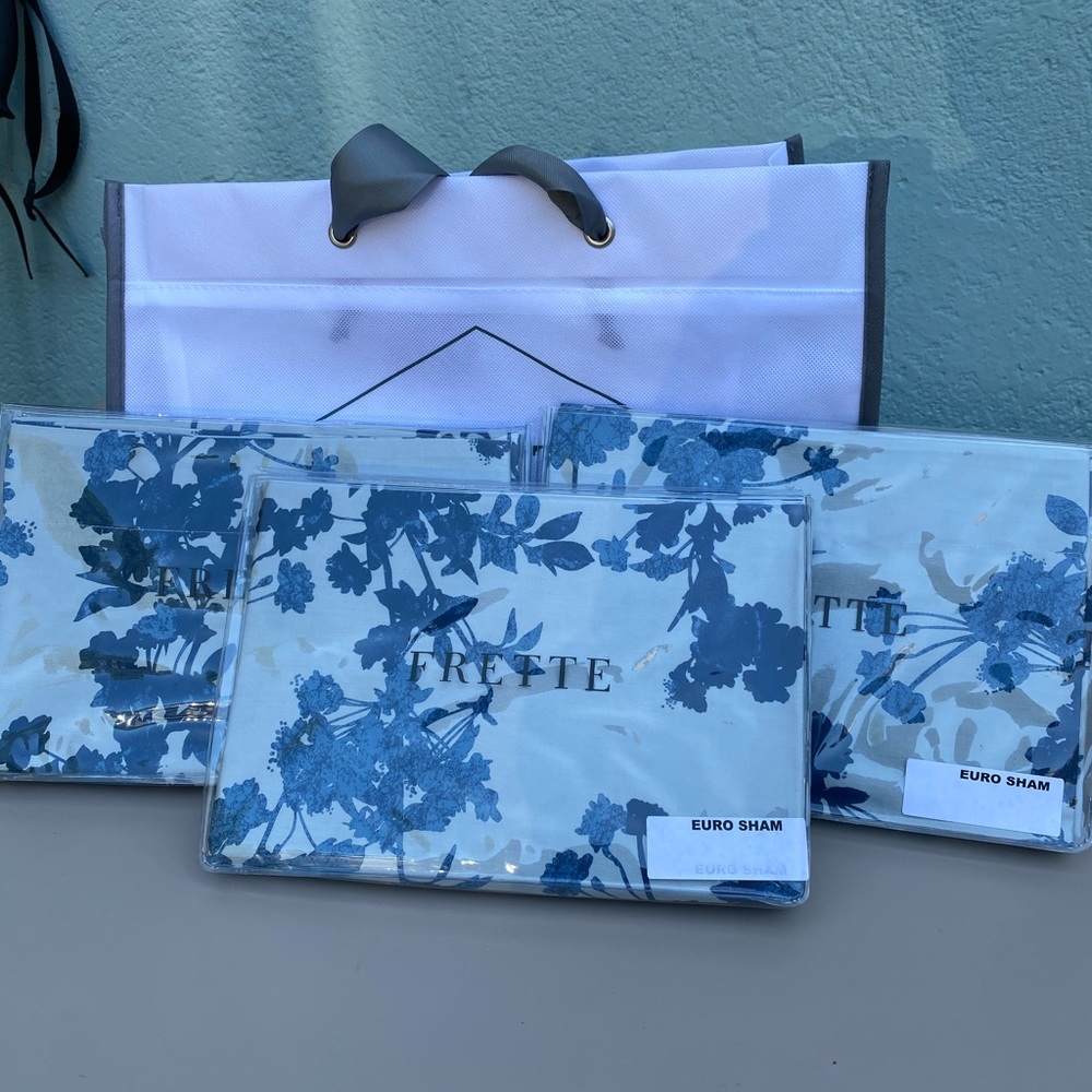 3 Frette Euro shams